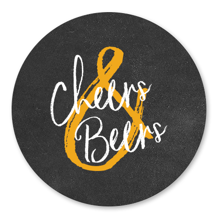 Cheers & Beers krijtbord